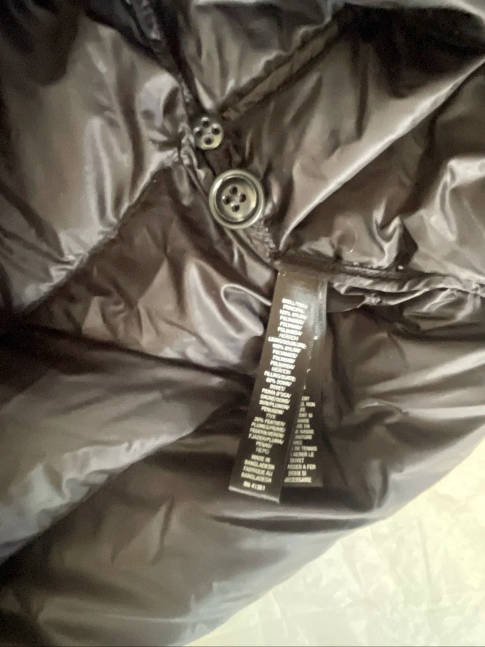RLX Ralph Lauren Black Quilted Down Puffer Jacket Size M